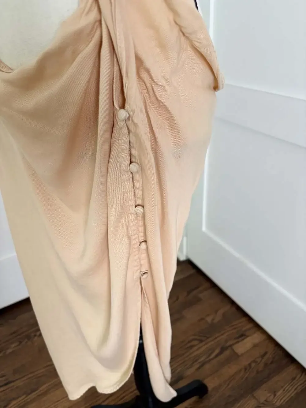 Free People Rae Maxi Dress in Summer Khaki Vacation Size Small